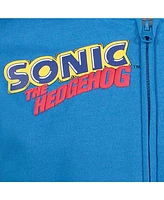 Sega Sonic the Hedgehog Shadow Knuckles Fleece Zip Up Hoodie Toddler| Child Boys