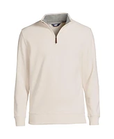 Lands' End Men's Bedford Rib Quarter Zip Sweater