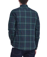 Barbour Men's Wetheram Tailored-Fit Tartan Button-Down Twill Shirt