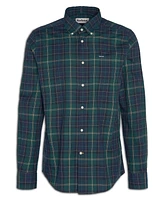 Barbour Men's Wetheram Tailored-Fit Tartan Button-Down Twill Shirt