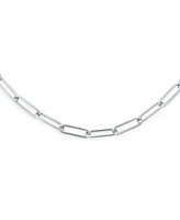 Bling Jewelry Solid Strong Gold Plated Sterling Silver Rounded Link 3.5MM Chain Necklace Inch