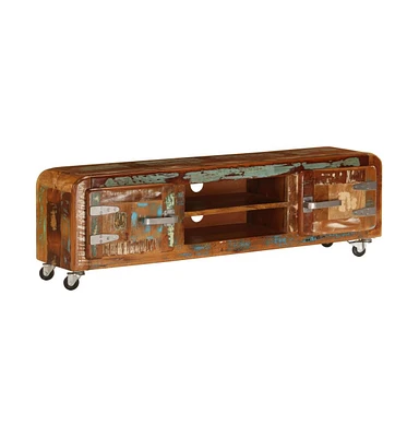 vidaXL Tv Stand 47.2"x11.8"x14.2" Solid Wood Reclaimed