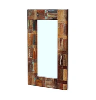 vidaXL Mirror Solid Reclaimed Wood 31.5"x19.7"