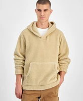 Sun + Stone Men's Tate Sherpa Hoodie, Created for Macy's