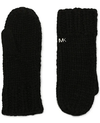 Michael Kors Women's Logo Detail Super Chunk Mittens