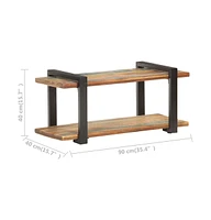 vidaXL Tv Stand 35.4"x15.7"x15.7" Solid Wood Reclaimed