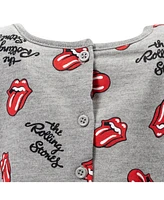 Rolling Stones Girls French Terry Sleeveless Romper to