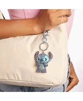 Disney Stitch Pave 3D Bling Keychain - Bag Charm, Backpack Accessories, Travel Collectible Gift Keychains