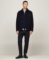 Tommy Hilfiger Men's Boiled Wool Shirt Jacket