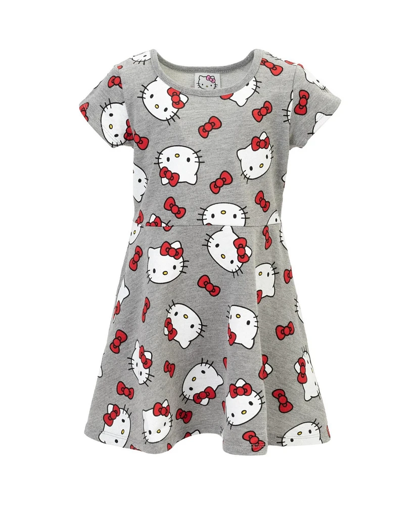 Hello Kitty Toddler Girls French Terry Dress to