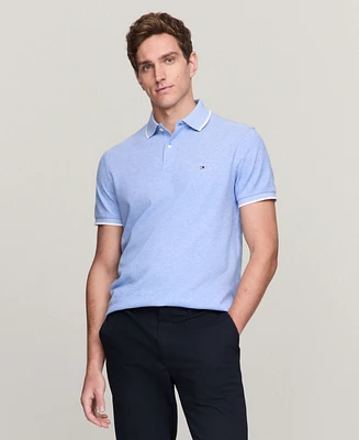 Tommy Hilfiger Men's Regular-Fit Tipped Linen Polo Shirt