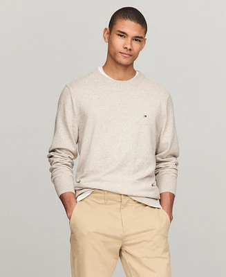 Tommy Hilfiger Men's Regular-Fit Pima Cotton Cashmere Blend Solid Crewneck Sweater