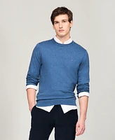 Tommy Hilfiger Men's Regular-Fit Pima Cotton Cashmere Blend Solid Crewneck Sweater