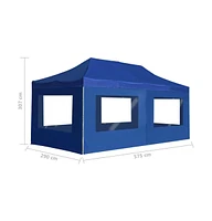 vidaXL Professional Folding Party Tent with Walls Aluminum 19.7'x9.8