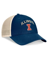 Top of the World Men's Navy Illinois Fighting Illini Heritage Waylon Trucker Adjustable Hat