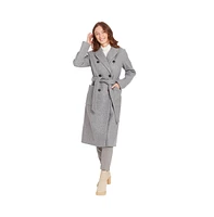 Frye Women's Clara Double Breasted Belted Coat