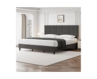 gaomon King Bed Frame with Headboard