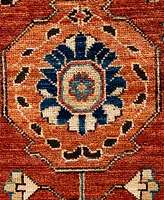 Adorn Hand Woven Rugs Serapi M1993 2'7"x9'7" Runner Area Rug