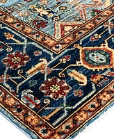 Adorn Hand Woven Rugs Serapi M1993 6'1"x8'11" Area Rug