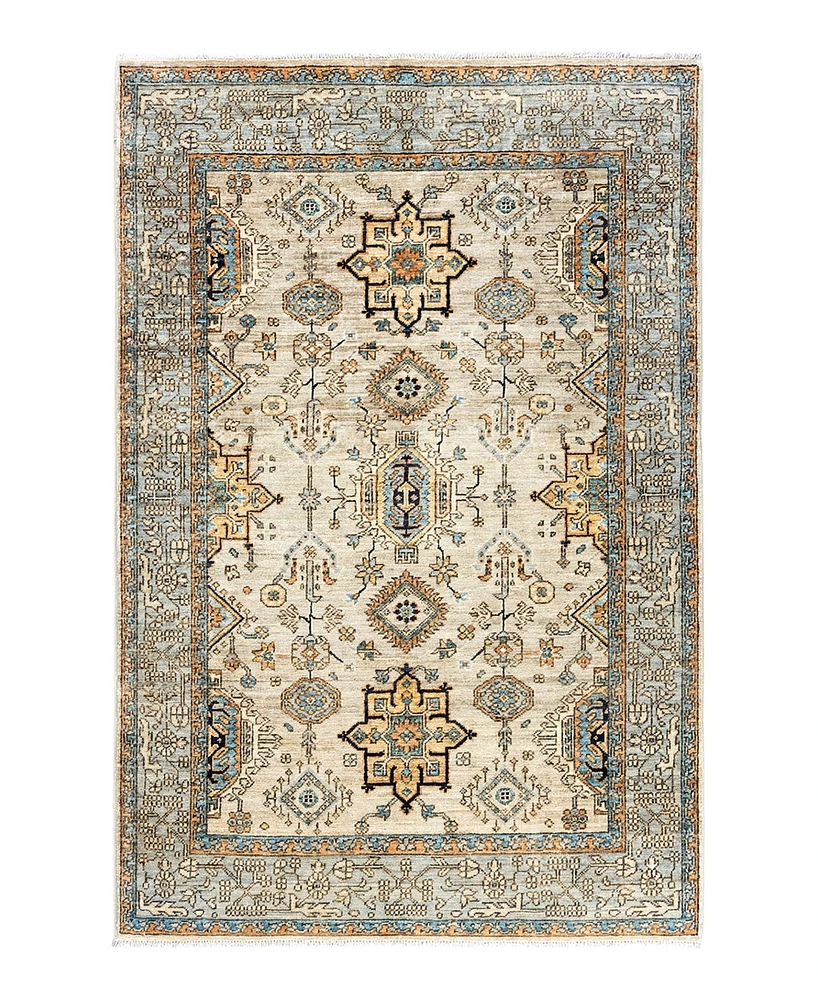 Adorn Hand Woven Rugs Serapi M1993 4'x6' Area Rug