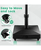 Givimo Fillable Umbrella Base Stand with Lockable Universal Wheels
