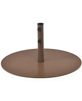 Givimo 29.5 Inch Outdoor Steel Umbrella Base Stand for Backyard and Poolside