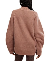 Free People Women's Mock-Neck Sunbeam Sweater