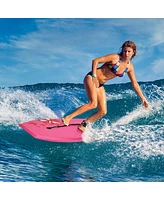 Sugift 41 Inch Lightweight Bodyboard Surfing with Leash Eps Core Boarding Ixpe