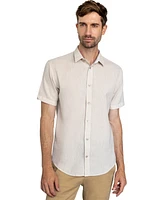 Vustra Men's Linen Short Sleeve Shirt