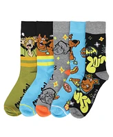 Scooby Doo Men's Zoinks 5-Pair Casual Crew Socks