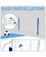 Kids Soccer Goals for Backyard Portable Youth Soccer Goal with Net 8x5 Ft