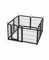 Streamdale Furniture 8-Panel Pet Exercise Playpen for Indoor/Outdoor