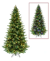 Puleo Pre-Lit Artificial Chatham Tree 7.5 ft