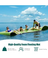 Vebreda 12 x 6 3 Layer Floating Water Pad-Green