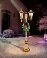 Puleo Lighted Outdoor Lamp Post 72 Inch