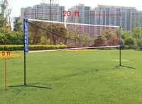 Streamdale Furniture Portable Volleyball/Badminton/Tennis Net with Carrying Bag and Frame