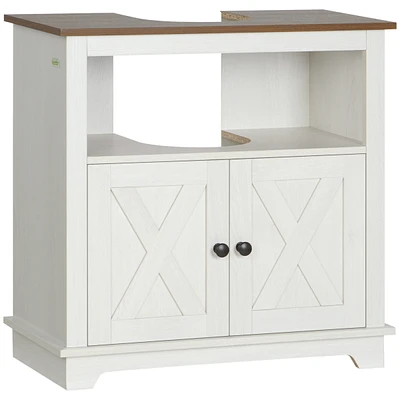 Streamdale Furniture Farmhouse Bathroom Under-Sink Cabinet