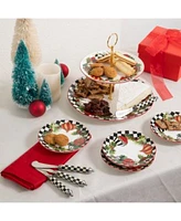 Mackenzie Childs Deck The Halls Dinnerware Collection