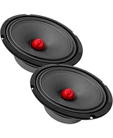 5 Core 8 Inch Mid-Range Bullet Pro Audio Car Speaker, Red Aluminium Bullet, 580W Max 8 Ohms