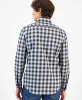 Michael Kors Men's Classic-Fit Shadow Plaid Shirt