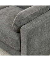 Streamdale Furniture Small Modern Loveseat Sofa with Chenille Fabric