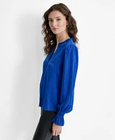 Dkny Women's Split-Neck Blouse