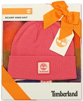 Timberland Logo Detail Multi-Check Scarf & Beanie Boxed Gift Set