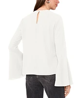 1.state Women's Crew Neck Wide Sleeve Blouse