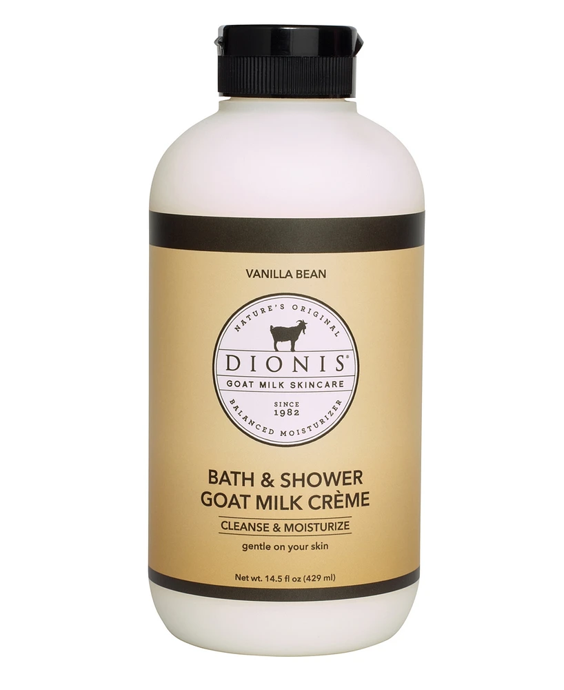 Dionis Vanilla Bean Goat Milk Bath Shower Creme 14.5 fl oz