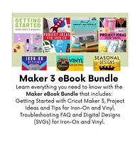 cricut Maker 3 Machine Smart Vinyl & Tools Bundle