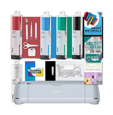 Cricut Maker 3 Machine with 12ft and 3ft Smart Vinyl Rolls Bundle