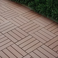 Simplie Fun 44-Pack Interlocking Deck Tiles for Patio, Balcony, Backyard