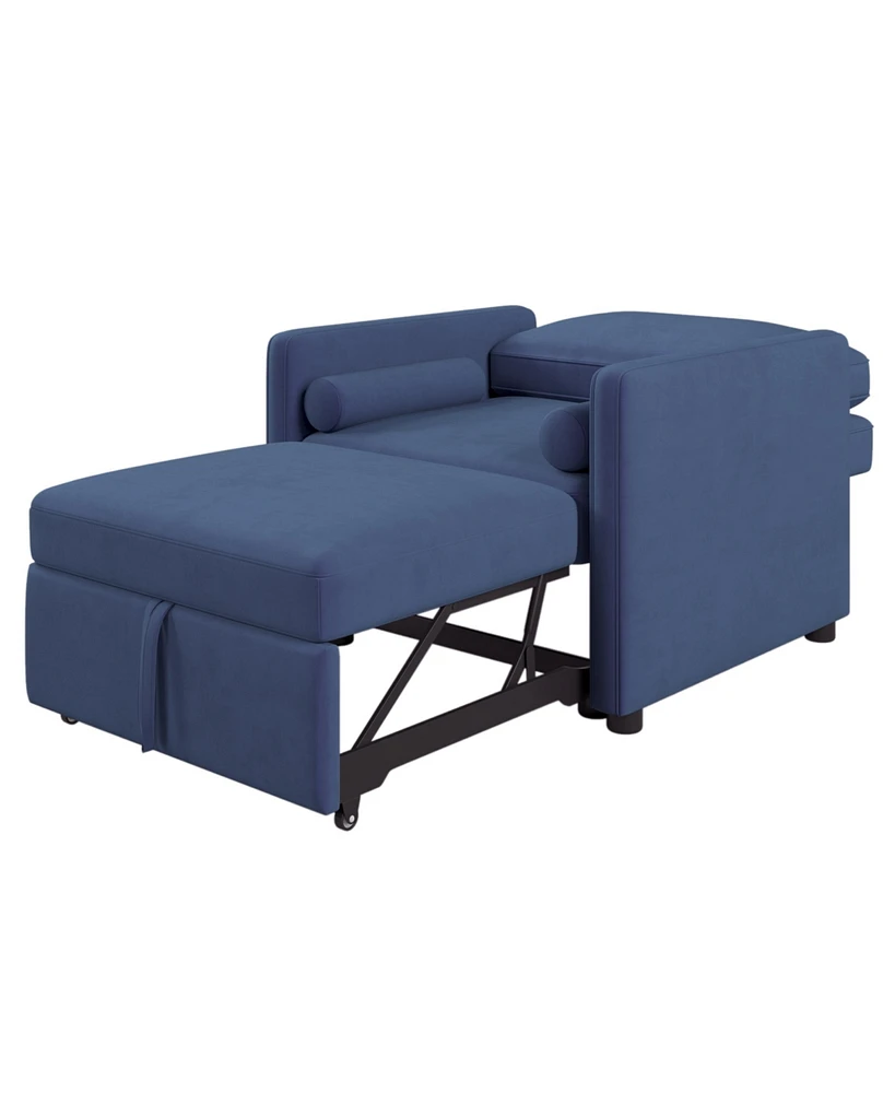 Streamdale Furniture 3-in-1 Convertible Sleeper Lounger for Living Spaces