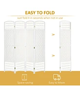 Streamdale Furniture Folding Privacy Screen, 5.6' Room Divider